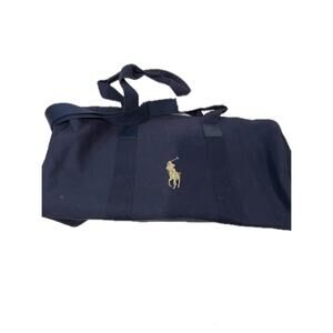 Ralph Lauren Polo Blue Duffel Gym Bag 22"x12"x10"